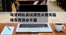开云体育APP下载-匈牙利队员玩得热火朝天临场发挥滴水不漏的简单介绍